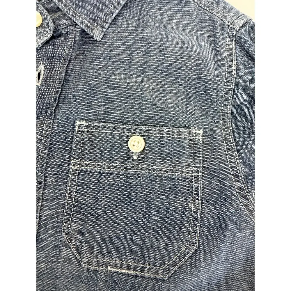 Crewcuts Kids' Classic Chambray Button-Down Shirt Boys 4/5